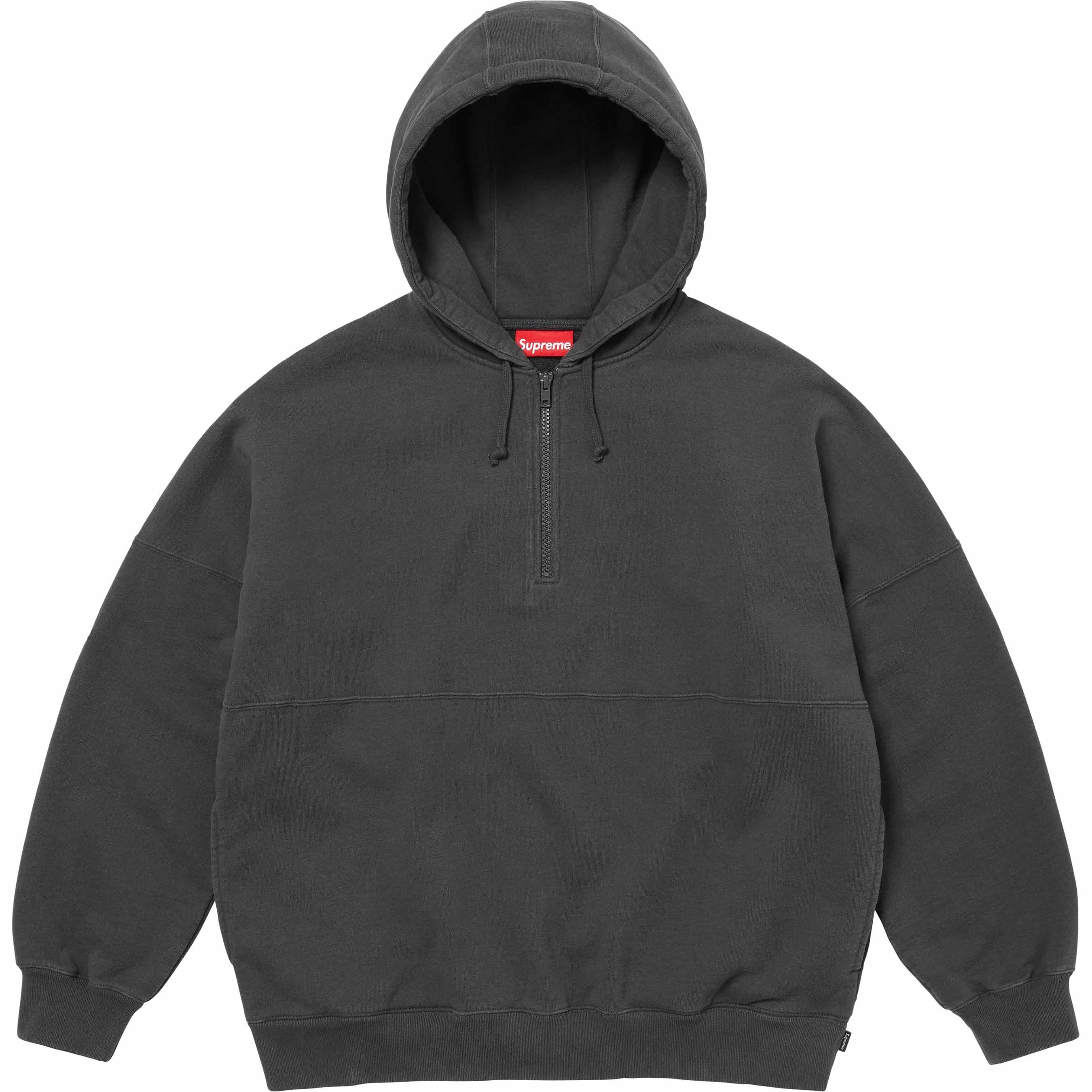 Wrapped Half Zip Hooded Sweatshirt view 8